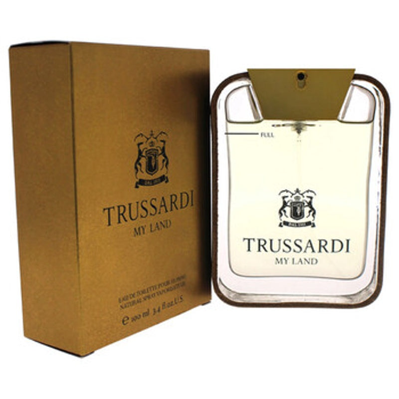 Perfume My Land by Trussardi Eau De Parfum 100ml - Mercado de Luxo - O Maior E-Commerce de Bens, Produtos e Serviços de Luxo do Brasil.