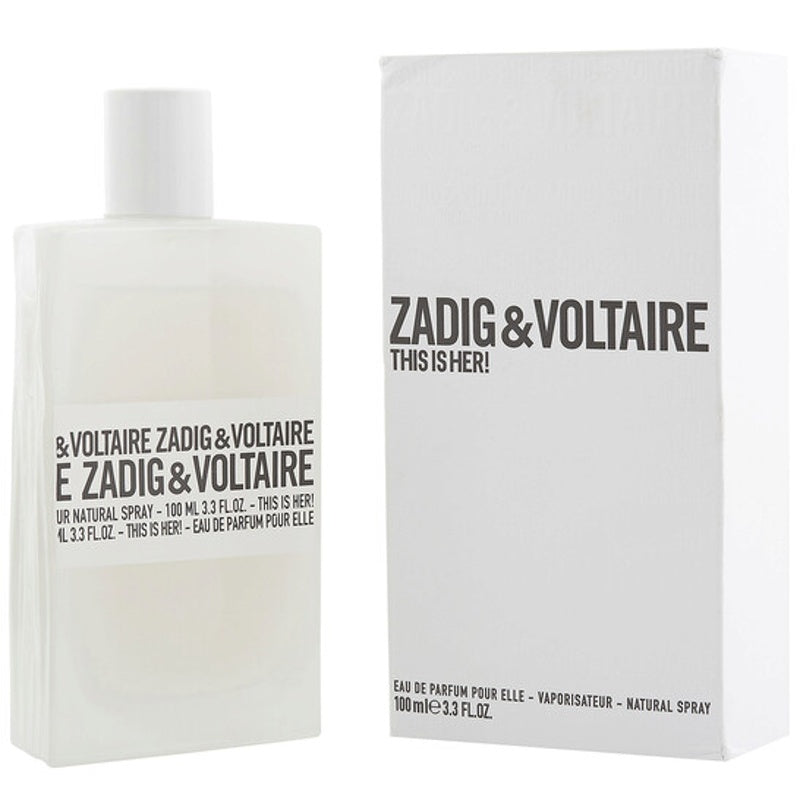 Perfume Zadig and Voltaire This is Her! Eau De Parfum 90ml - Mercado de Luxo - O Maior E-Commerce de Bens, Produtos e Serviços de Luxo do Brasil.