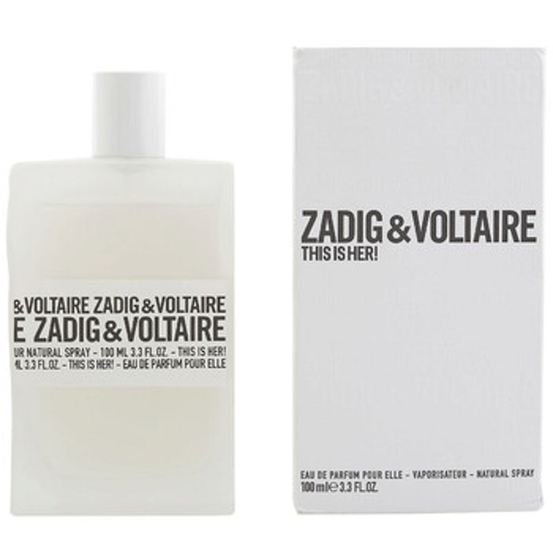 Perfume Zadig and Voltaire This is Her! Eau De Parfum 90ml - Mercado de Luxo - O Maior E-Commerce de Bens, Produtos e Serviços de Luxo do Brasil.
