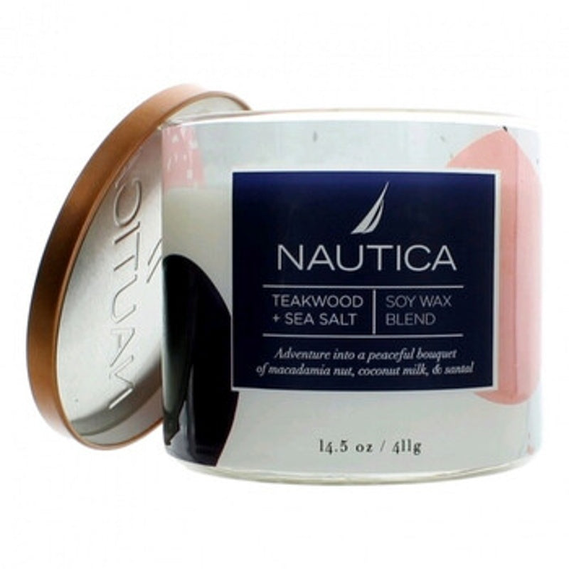Vela Teakwood And Sea Salt 410g - Mercado de Luxo - O Maior E-Commerce de Bens, Produtos e Serviços de Luxo do Brasil.