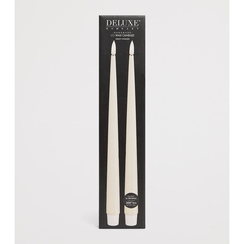Vela Wax LED Dinners Set of 2 - Mercado de Luxo - O Maior E-Commerce de Bens, Produtos e Serviços de Luxo do Brasil.