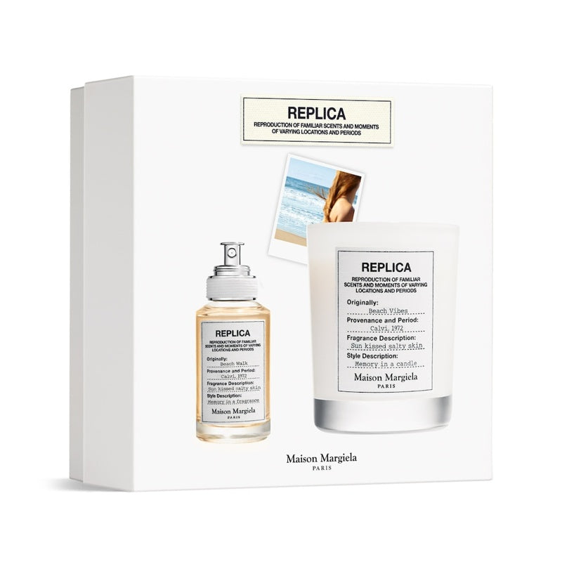 Vela Replica Beach Walk Fragrance Gift Set - Mercado de Luxo - O Maior E-Commerce de Bens, Produtos e Serviços de Luxo do Brasil.