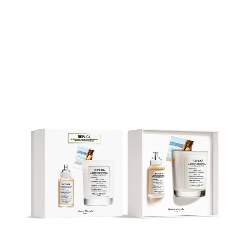 Vela Replica Beach Walk Fragrance Gift Set - Mercado de Luxo - O Maior E-Commerce de Bens, Produtos e Serviços de Luxo do Brasil.