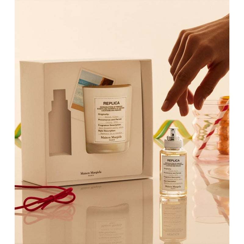 Vela Replica Beach Walk Fragrance Gift Set - Mercado de Luxo - O Maior E-Commerce de Bens, Produtos e Serviços de Luxo do Brasil.