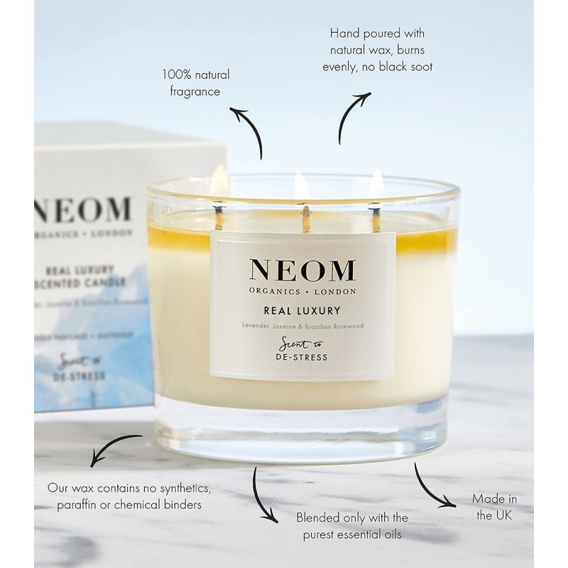 Vela Real Luxury 3-Wick 420g - Mercado de Luxo - O Maior E-Commerce de Bens, Produtos e Serviços de Luxo do Brasil.