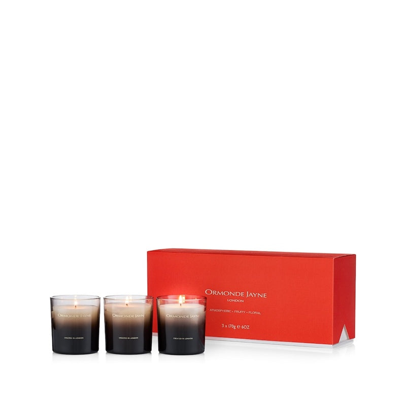 Vela Floral Gift Set 3 x 170g - Mercado de Luxo - O Maior E-Commerce de Bens, Produtos e Serviços de Luxo do Brasil.