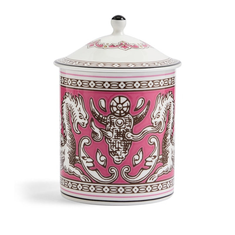 Vela Florentine Fuchsia Scented 800g - Mercado de Luxo - O Maior E-Commerce de Bens, Produtos e Serviços de Luxo do Brasil.