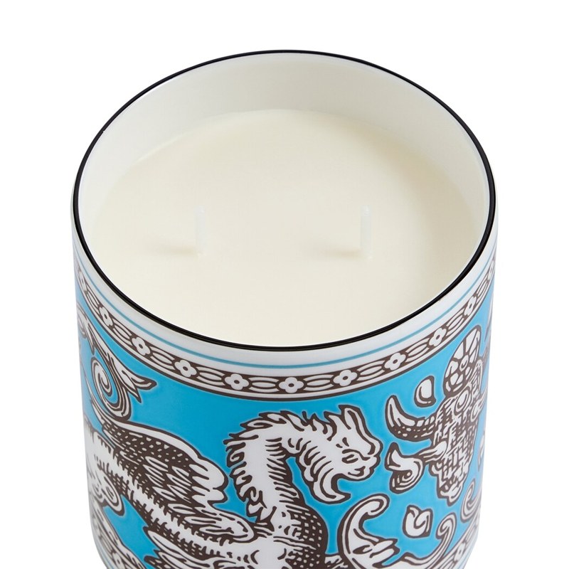 Vela Florentine Turquoise Scented 800g - Mercado de Luxo - O Maior E-Commerce de Bens, Produtos e Serviços de Luxo do Brasil.