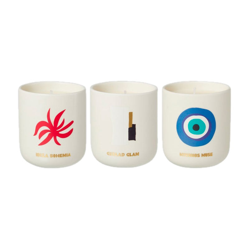 Conjunto de 3 Velas Travel From Home Mini - Mercado de Luxo - O Maior E-Commerce de Bens, Produtos e Serviços de Luxo do Brasil.
