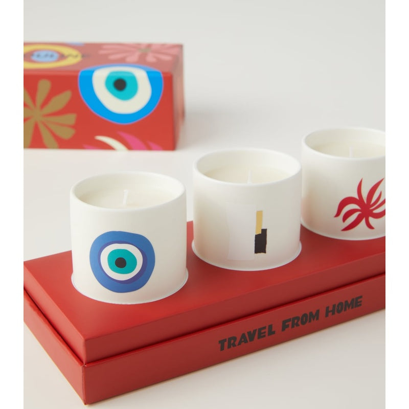 Conjunto de 3 Velas Travel From Home Mini - Mercado de Luxo - O Maior E-Commerce de Bens, Produtos e Serviços de Luxo do Brasil.