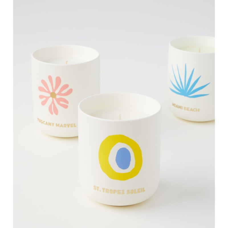 Vela de cerâmica St. Tropez - Mercado de Luxo - O Maior E-Commerce de Bens, Produtos e Serviços de Luxo do Brasil.
