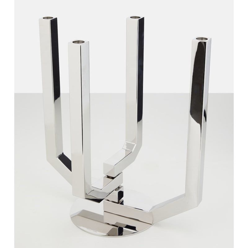 Porta-velas em aço inoxidável Arborescence - Mercado de Luxo - O Maior E-Commerce de Bens, Produtos e Serviços de Luxo do Brasil.