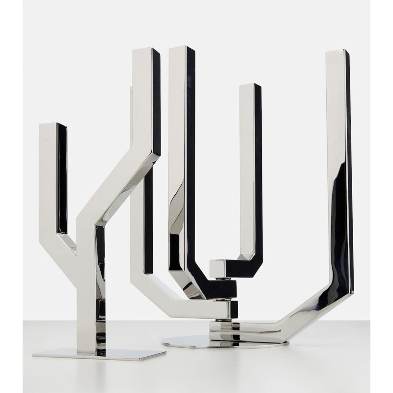 Porta-velas em aço inoxidável Arborescence - Mercado de Luxo - O Maior E-Commerce de Bens, Produtos e Serviços de Luxo do Brasil.