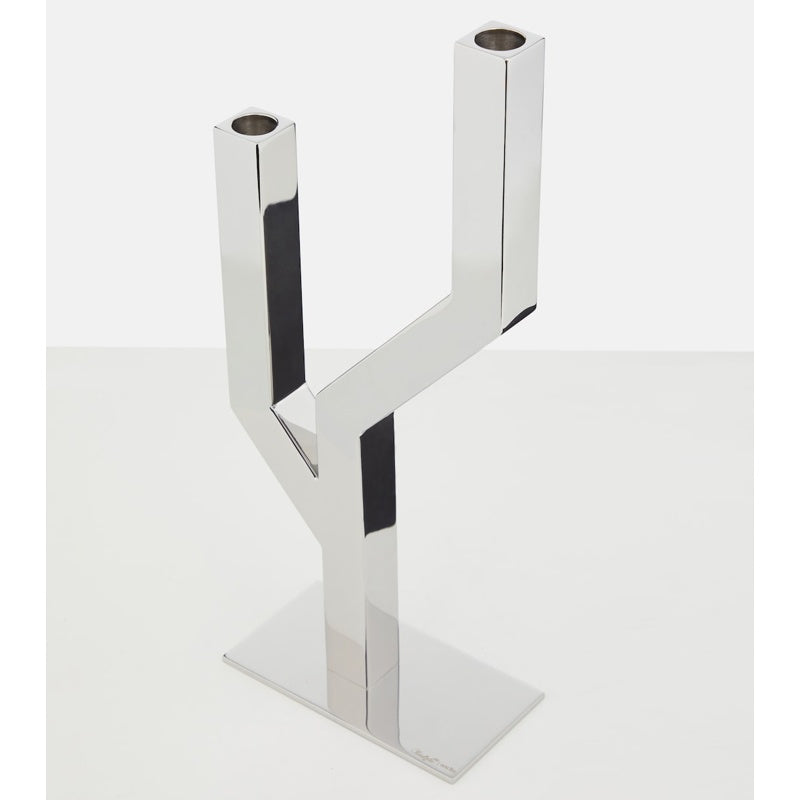 Porta-velas em aço inoxidável Arborescence - Mercado de Luxo - O Maior E-Commerce de Bens, Produtos e Serviços de Luxo do Brasil.