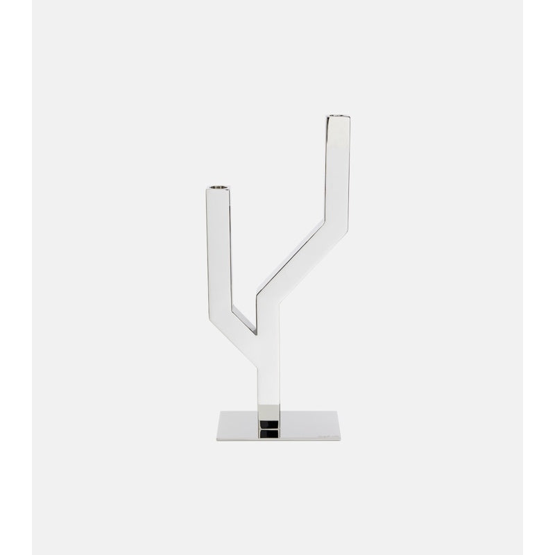 Porta-velas em aço inoxidável Arborescence - Mercado de Luxo - O Maior E-Commerce de Bens, Produtos e Serviços de Luxo do Brasil.