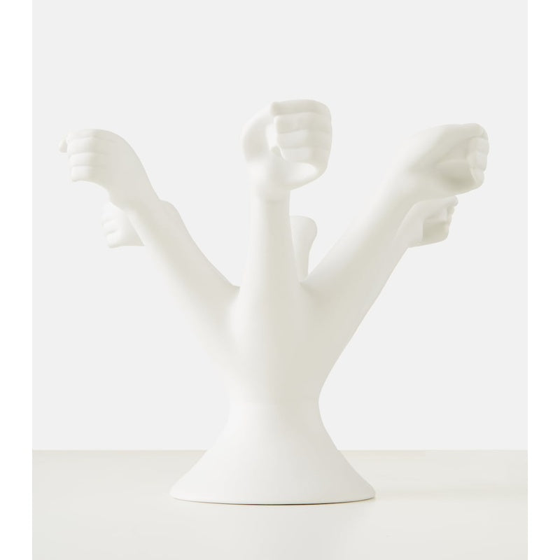 Porta-velas de porcelana Eve - Mercado de Luxo - O Maior E-Commerce de Bens, Produtos e Serviços de Luxo do Brasil.