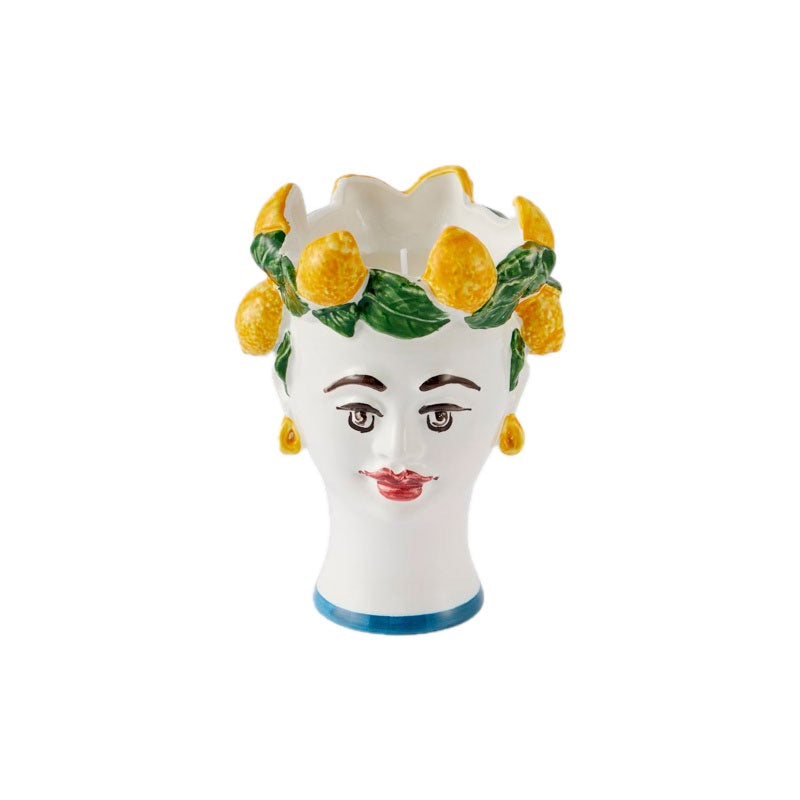 Vela de cerâmica com aroma de limão - Mercado de Luxo - O Maior E-Commerce de Bens, Produtos e Serviços de Luxo do Brasil.