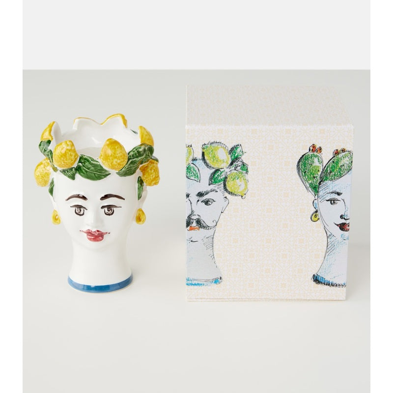 Vela de cerâmica com aroma de limão - Mercado de Luxo - O Maior E-Commerce de Bens, Produtos e Serviços de Luxo do Brasil.