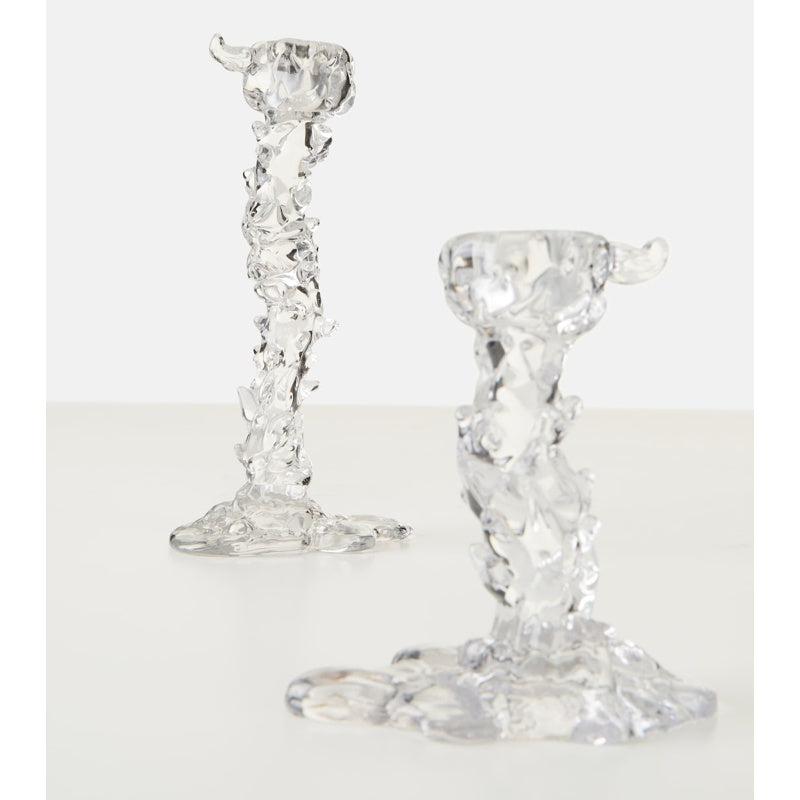 Porta-velas grande de vidro Drip by Pascal Smelik - Mercado de Luxo - O Maior E-Commerce de Bens, Produtos e Serviços de Luxo do Brasil.