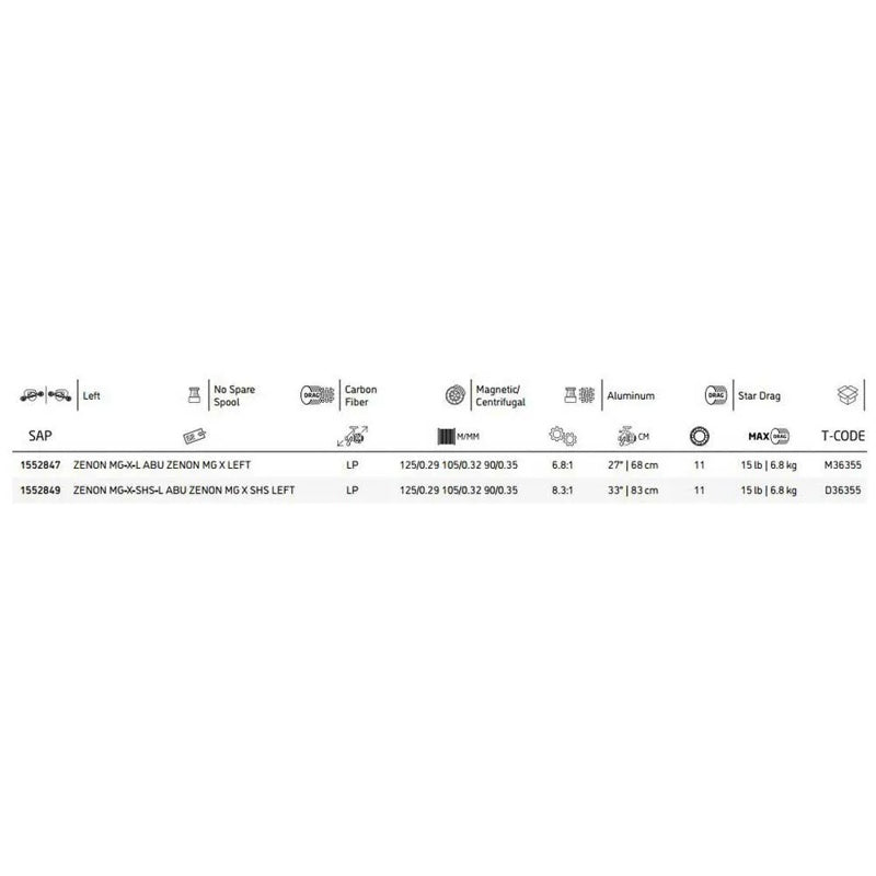 Molinete baitcasting Zenon™ MG-X Low Profile - Mercado de Luxo - O Maior E-Commerce de Bens, Produtos e Serviços de Luxo do Brasil.