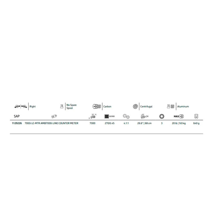Molinete baitcasting Ambassadeur Linecounter - Mercado de Luxo - O Maior E-Commerce de Bens, Produtos e Serviços de Luxo do Brasil.