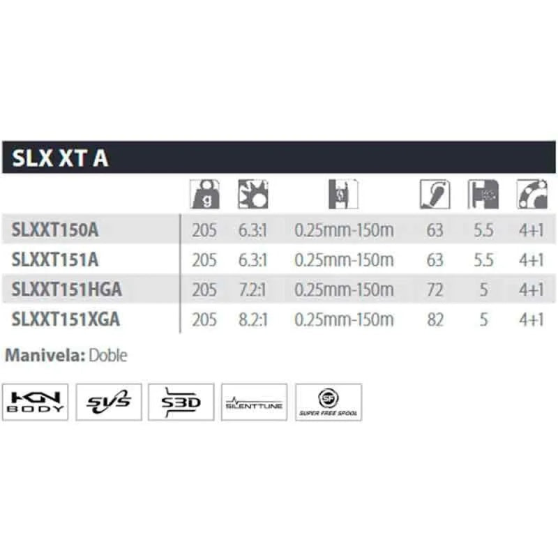 Molinete baitcasting SLX XT A - Mercado de Luxo - O Maior E-Commerce de Bens, Produtos e Serviços de Luxo do Brasil.