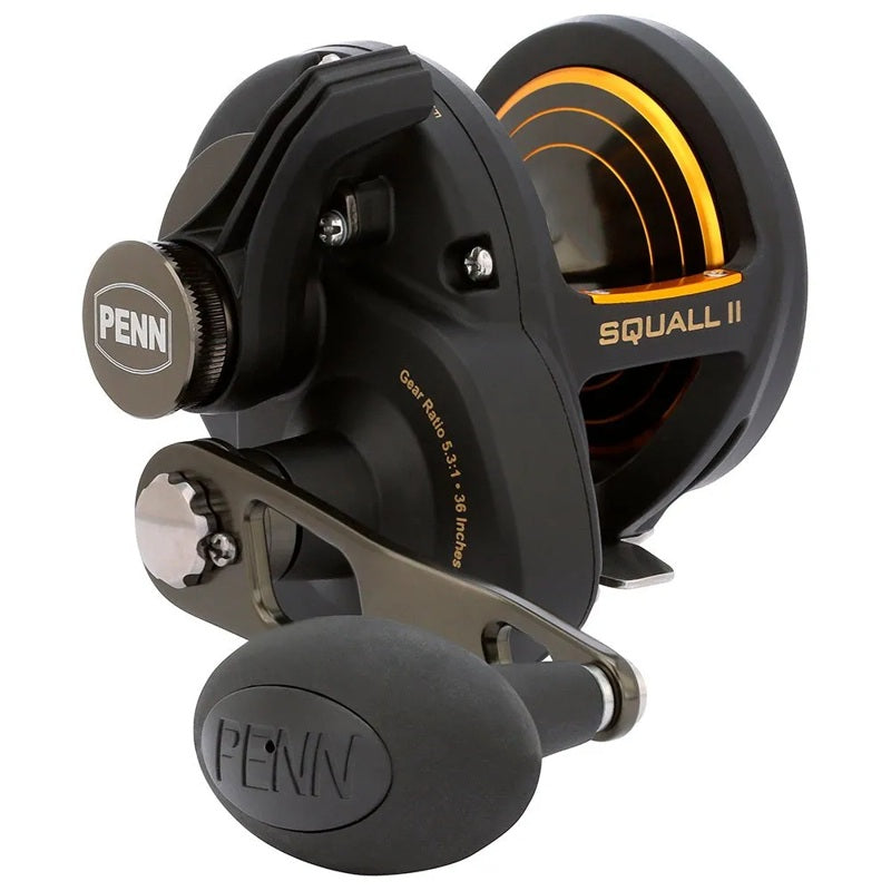 Molinete de pesca de corrico Squall® II Lever Drag - Mercado de Luxo - O Maior E-Commerce de Bens, Produtos e Serviços de Luxo do Brasil.