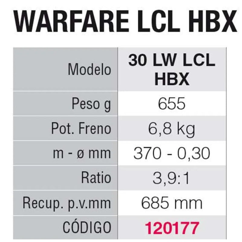 Molinete de pesca de corrico Warfare Level Wind LC - Mercado de Luxo - O Maior E-Commerce de Bens, Produtos e Serviços de Luxo do Brasil.