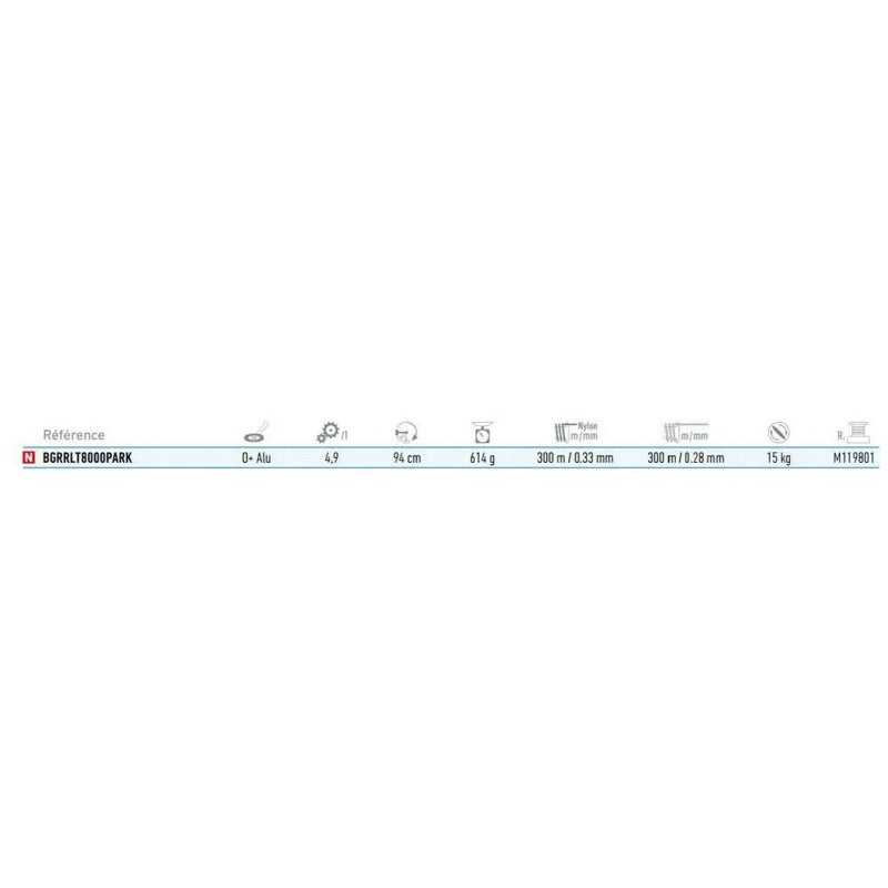 Carretel de jigging BG RR Ark - Mercado de Luxo - O Maior E-Commerce de Bens, Produtos e Serviços de Luxo do Brasil.