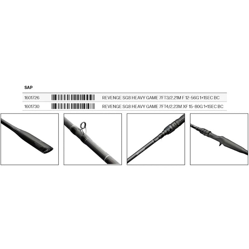 Cana baitcasting Revenge SG8 Heavy Game - Mercado de Luxo - O Maior E-Commerce de Bens, Produtos e Serviços de Luxo do Brasil.