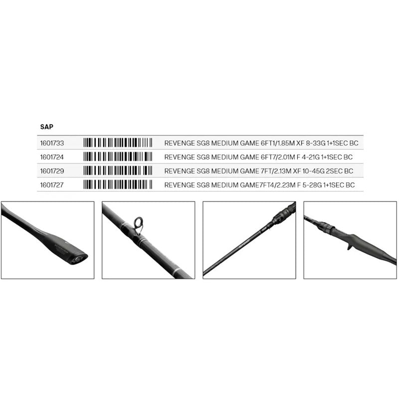Cana baitcasting Revenge SG8 Medium Game - Mercado de Luxo - O Maior E-Commerce de Bens, Produtos e Serviços de Luxo do Brasil.