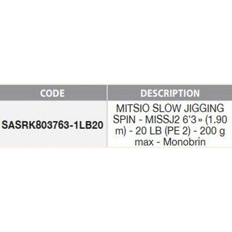 Vara de jigging lento Mitsio - Mercado de Luxo - O Maior E-Commerce de Bens, Produtos e Serviços de Luxo do Brasil.