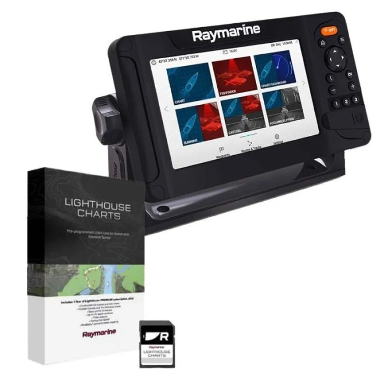 Plotter com transdutor e cartografia Element 7HV WiFi Western Europe 7´´ - Mercado de Luxo - O Maior E-Commerce de Bens, Produtos e Serviços de Luxo do Brasil.
