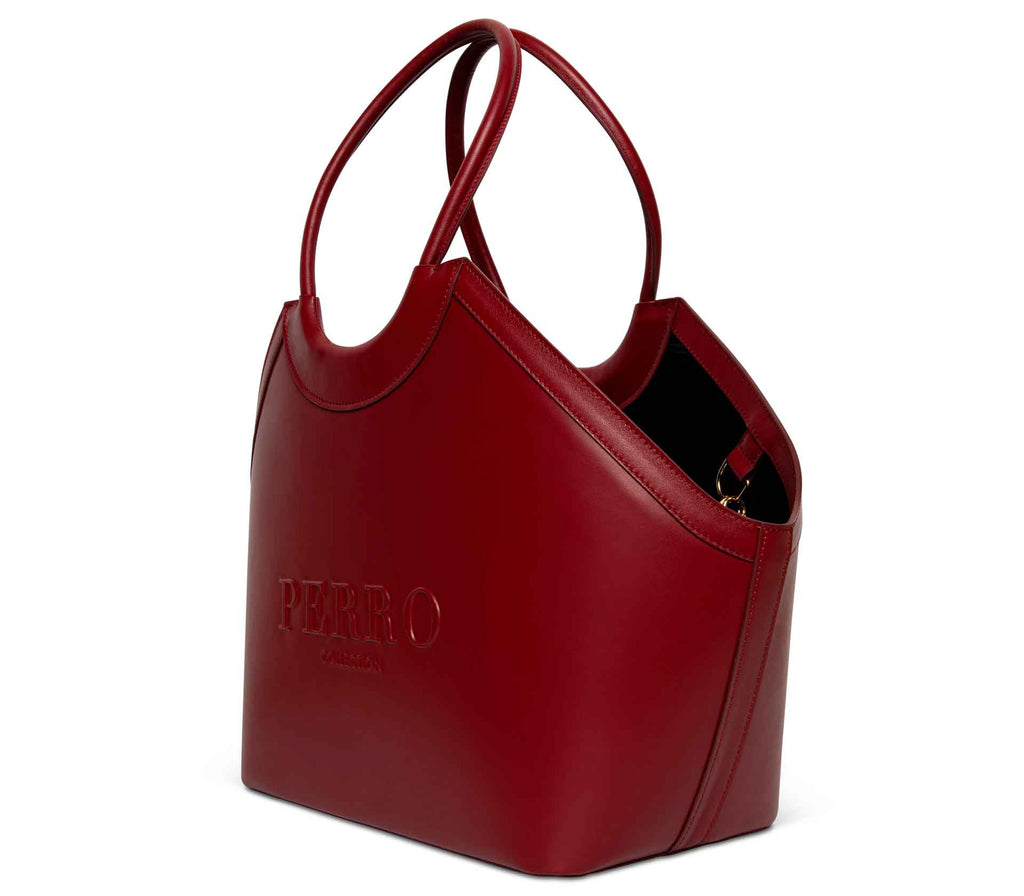 Bolsa de Passeio Shopper - Vermelha - Mercado de Luxo - O Maior E-Commerce de Bens, Produtos e Serviços de Luxo do Brasil.