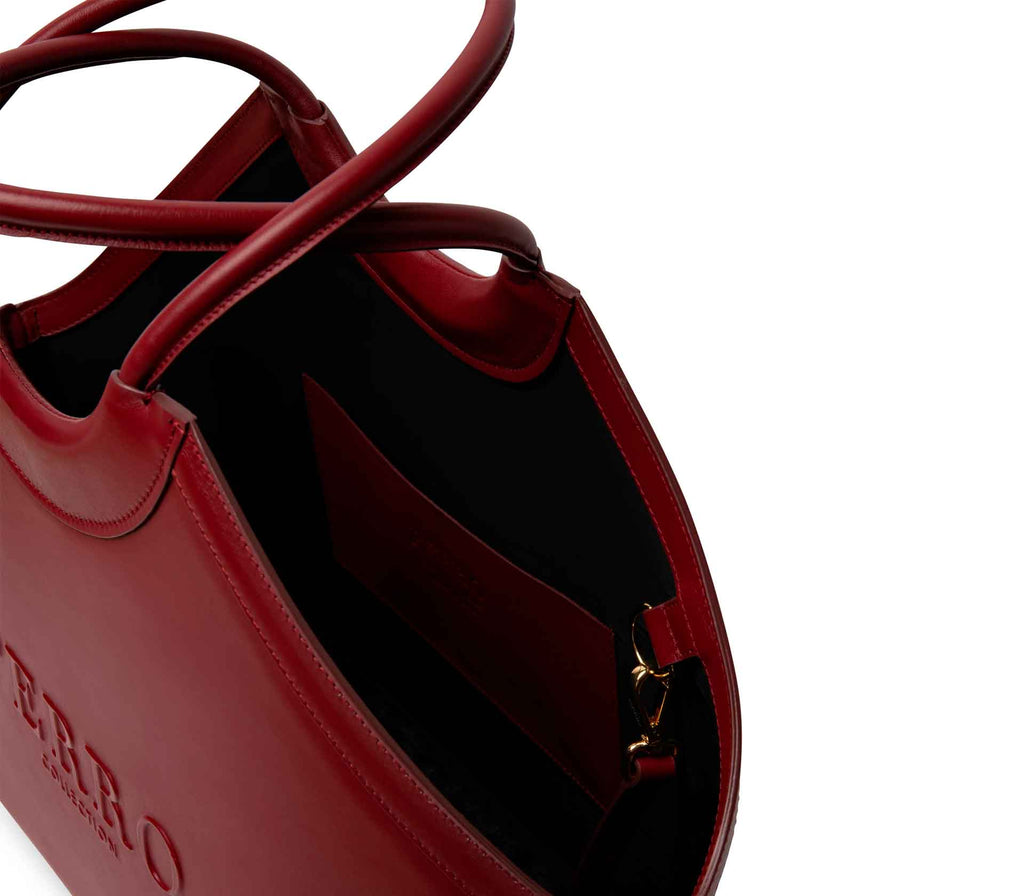 Bolsa de Passeio Shopper - Vermelha - Mercado de Luxo - O Maior E-Commerce de Bens, Produtos e Serviços de Luxo do Brasil.