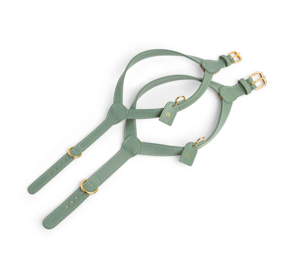 Coleira de Peito harness Verde Claro - Mercado de Luxo - O Maior E-Commerce de Bens, Produtos e Serviços de Luxo do Brasil.