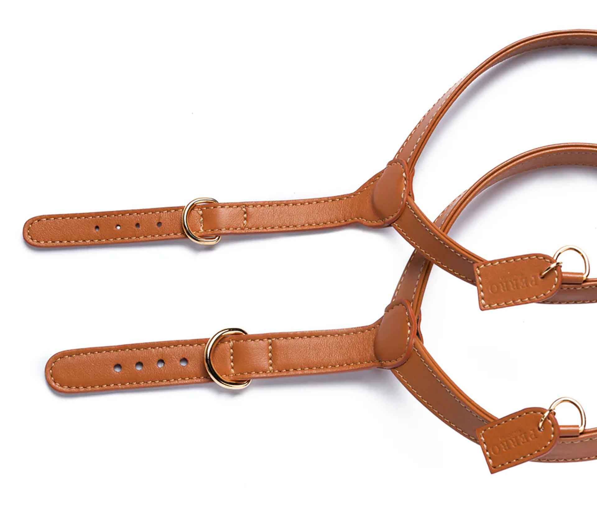 Coleira de Peito harness Caramelo - Mercado de Luxo - O Maior E-Commerce de Bens, Produtos e Serviços de Luxo do Brasil.