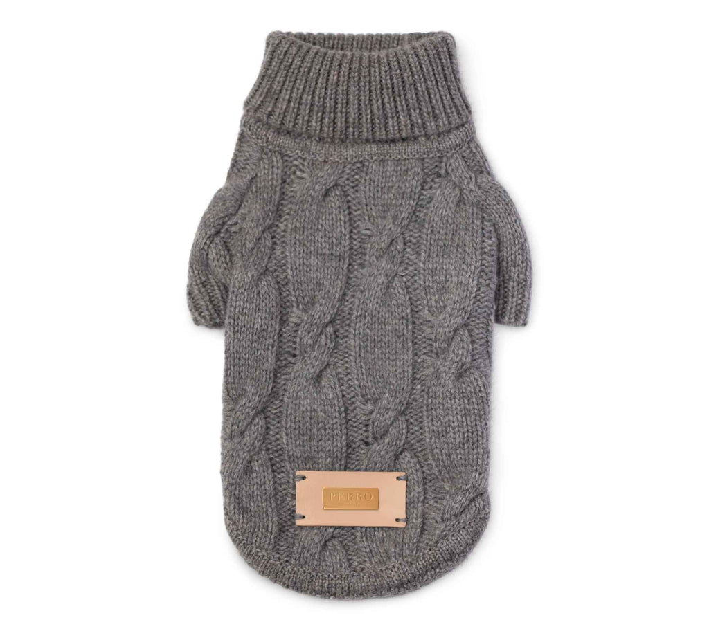 Roupa para Pet cashmere Cinza - Mercado de Luxo - O Maior E-Commerce de Bens, Produtos e Serviços de Luxo do Brasil.