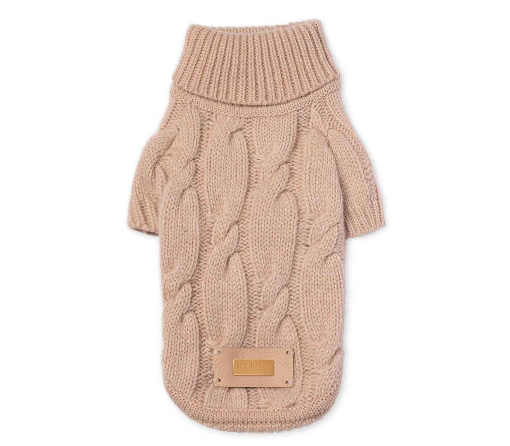 Roupa para Pet cashmere Bege - Mercado de Luxo - O Maior E-Commerce de Bens, Produtos e Serviços de Luxo do Brasil.