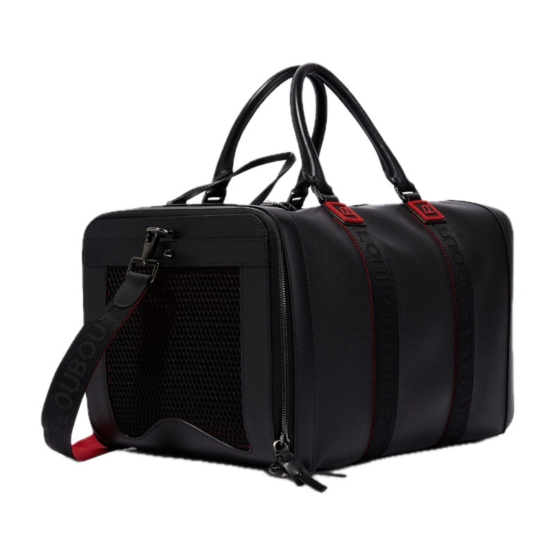 Bolsa de transporte de couro para animais de estimação Loubikiki - Mercado de Luxo - O Maior E-Commerce de Bens, Produtos e Serviços de Luxo do Brasil.