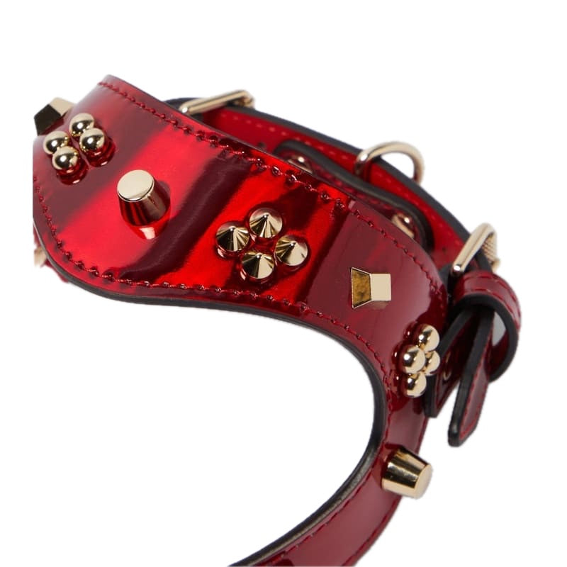 Peitoral de couro para cães Loubiharness XS - Mercado de Luxo - O Maior E-Commerce de Bens, Produtos e Serviços de Luxo do Brasil.