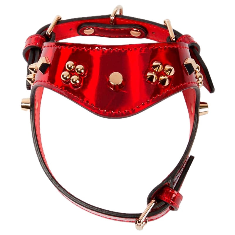 Peitoral de couro para cães com detalhes em Loubiharness - Mercado de Luxo - O Maior E-Commerce de Bens, Produtos e Serviços de Luxo do Brasil.