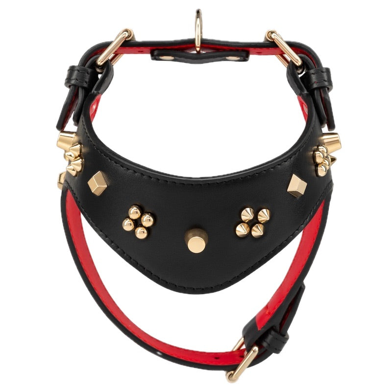 Peitoral de couro para cães com detalhes em Loubiharness - Mercado de Luxo - O Maior E-Commerce de Bens, Produtos e Serviços de Luxo do Brasil.
