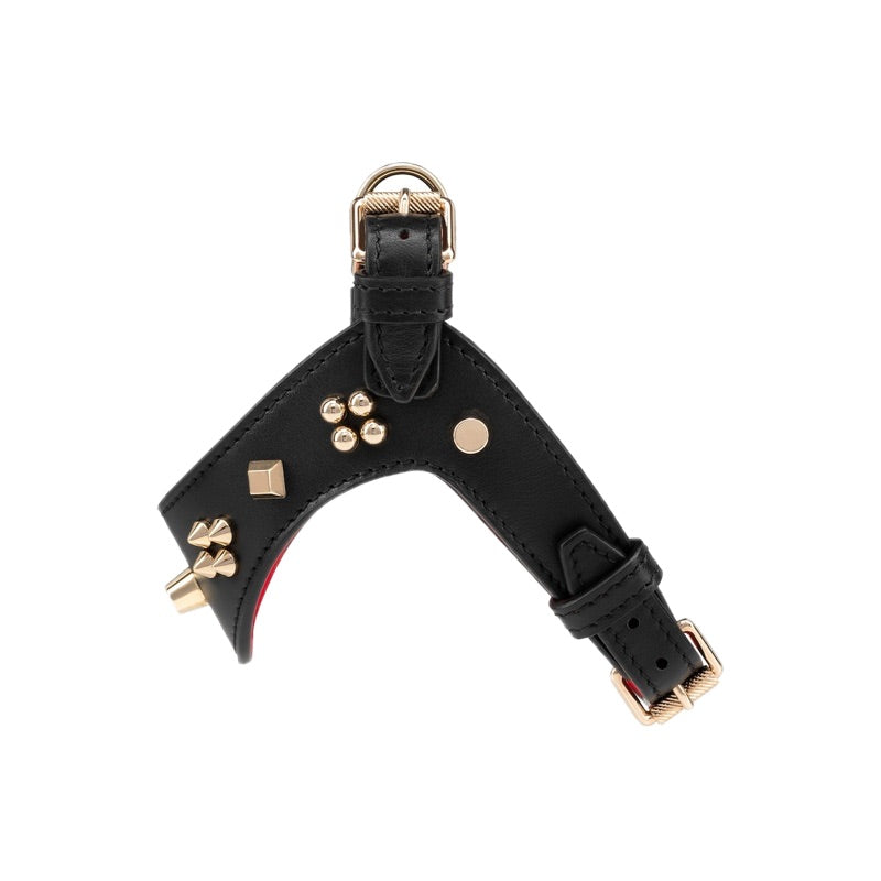 Peitoral de couro para cães Loubiharness XS embelezado - Mercado de Luxo - O Maior E-Commerce de Bens, Produtos e Serviços de Luxo do Brasil.