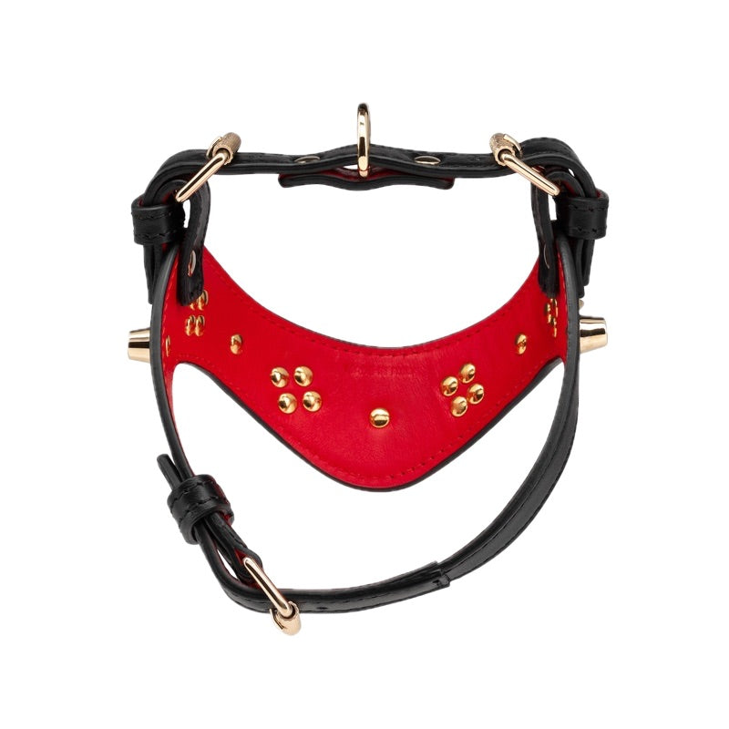 Peitoral de couro para cães Loubiharness XS embelezado - Mercado de Luxo - O Maior E-Commerce de Bens, Produtos e Serviços de Luxo do Brasil.