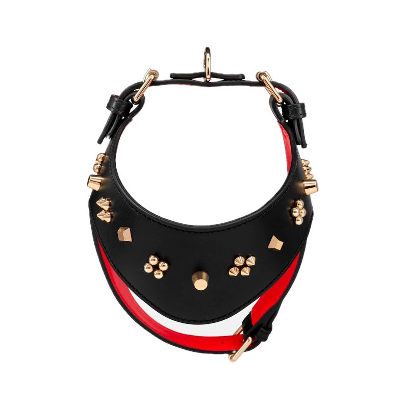 Peitoral de couro enfeitado para cães Loubiharness M - Mercado de Luxo - O Maior E-Commerce de Bens, Produtos e Serviços de Luxo do Brasil.