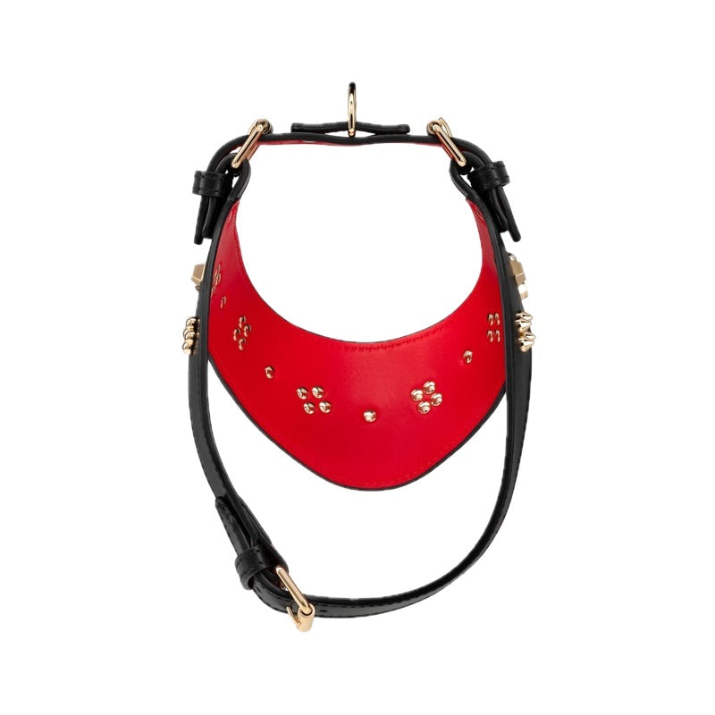 Peitoral de couro enfeitado para cães Loubiharness M - Mercado de Luxo - O Maior E-Commerce de Bens, Produtos e Serviços de Luxo do Brasil.