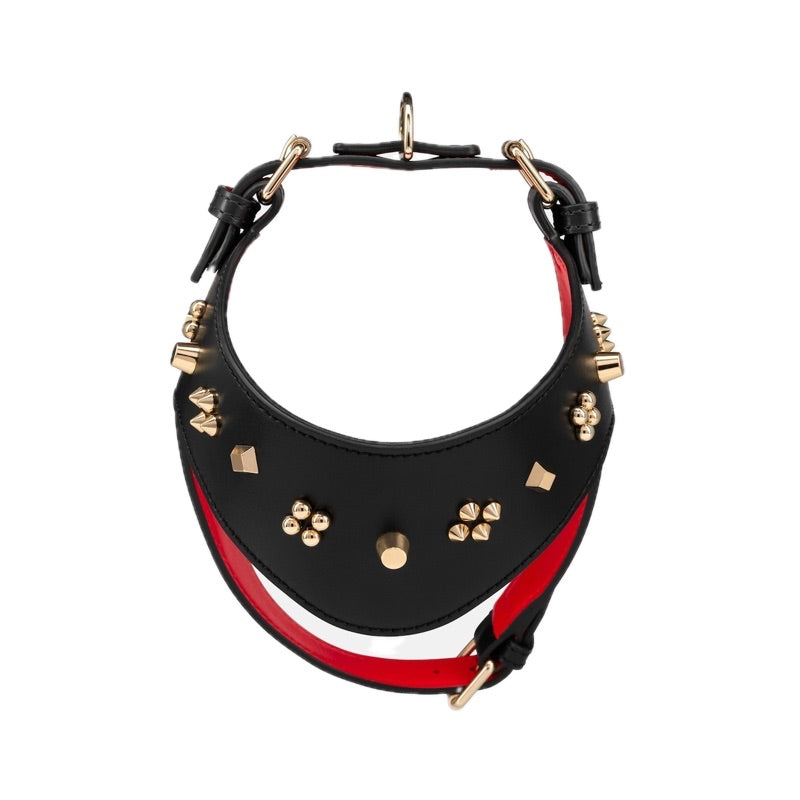 Peitoral de couro enfeitado para cães Loubiharness M - Mercado de Luxo - O Maior E-Commerce de Bens, Produtos e Serviços de Luxo do Brasil.