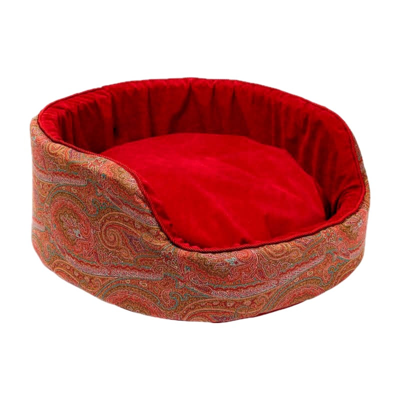 Cama para cachorro em jacquard falso - Mercado de Luxo - O Maior E-Commerce de Bens, Produtos e Serviços de Luxo do Brasil.