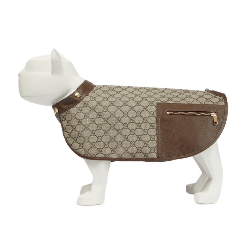 Casaco de lona para cães GG Supreme - Mercado de Luxo - O Maior E-Commerce de Bens, Produtos e Serviços de Luxo do Brasil.